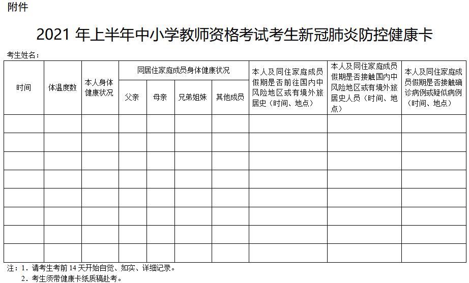 湖南省2021年上半年中小學(xué)教師資格考試報名、考試安排(圖2)